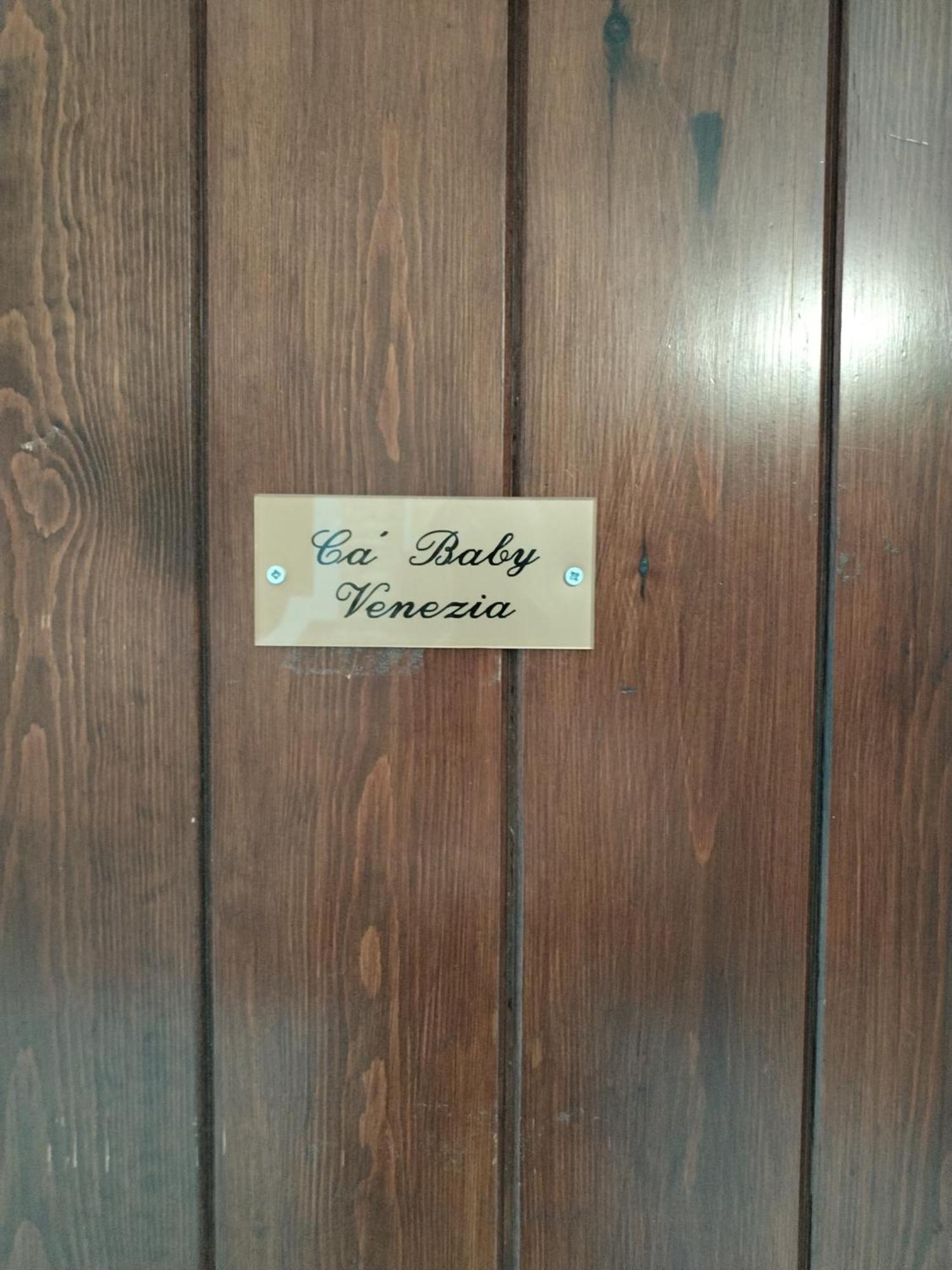 Ferienwohnung Ca' Baby Venezia Exterior foto
